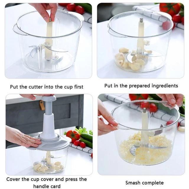 Multifunctional Push chopper and Grinder